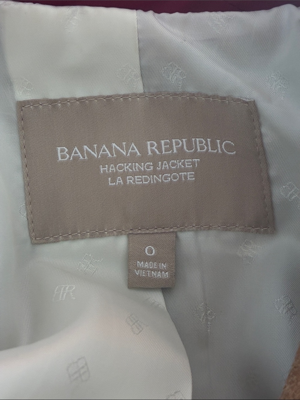 Banana Republic Size 0 Hack-ing Jacket Blazer - Camel - Picture 6 of 8